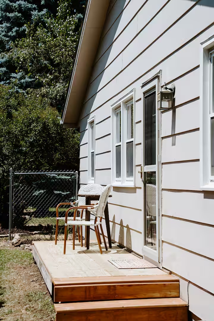Home exterior and patio from a Minnesota listing